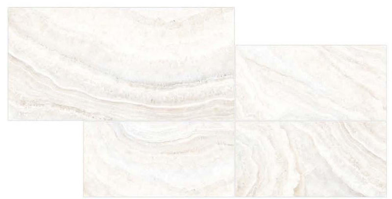 Casiopea White 30x60cm Porcelain Wall and Floor Tile (PGVT Series)