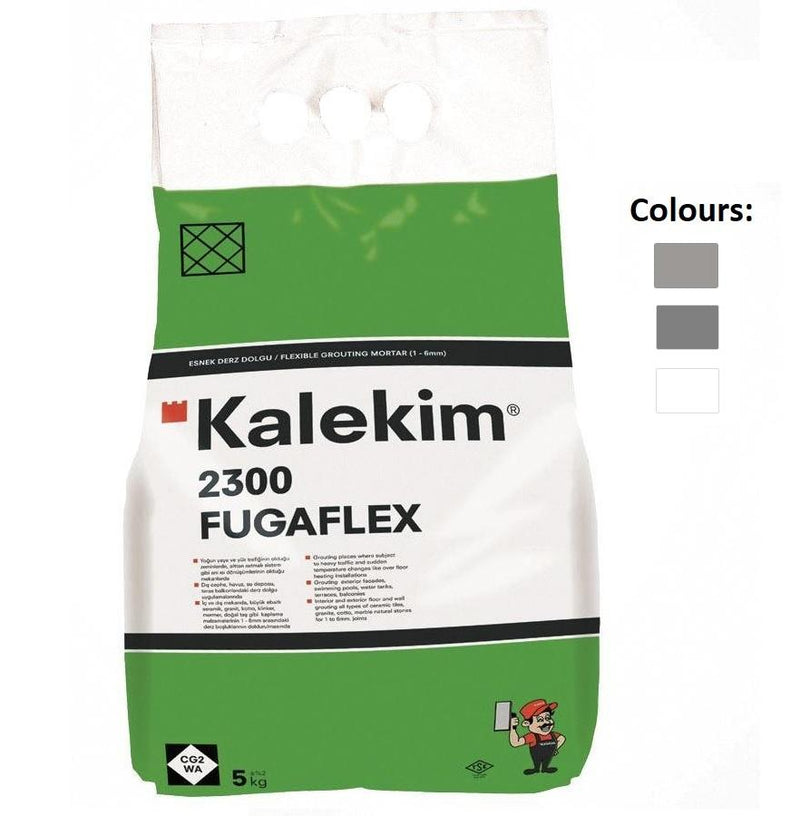 CG2 WA Kalekim Fugapool Flexible Grouting Mortar Additive Flex Tile Grout 1-6 mm (5 Kg) From £9.90 - Decoridea.co.uk