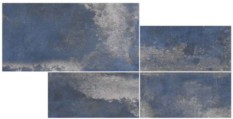 Evolution Blue 30x60cm Porcelain Wall and Floor Tile (GVT Series)