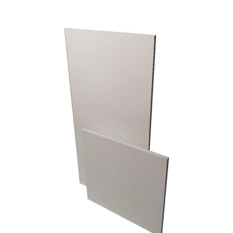 Flat Panel White uPVC 24mm One Side Reinforcement 1500x750mm