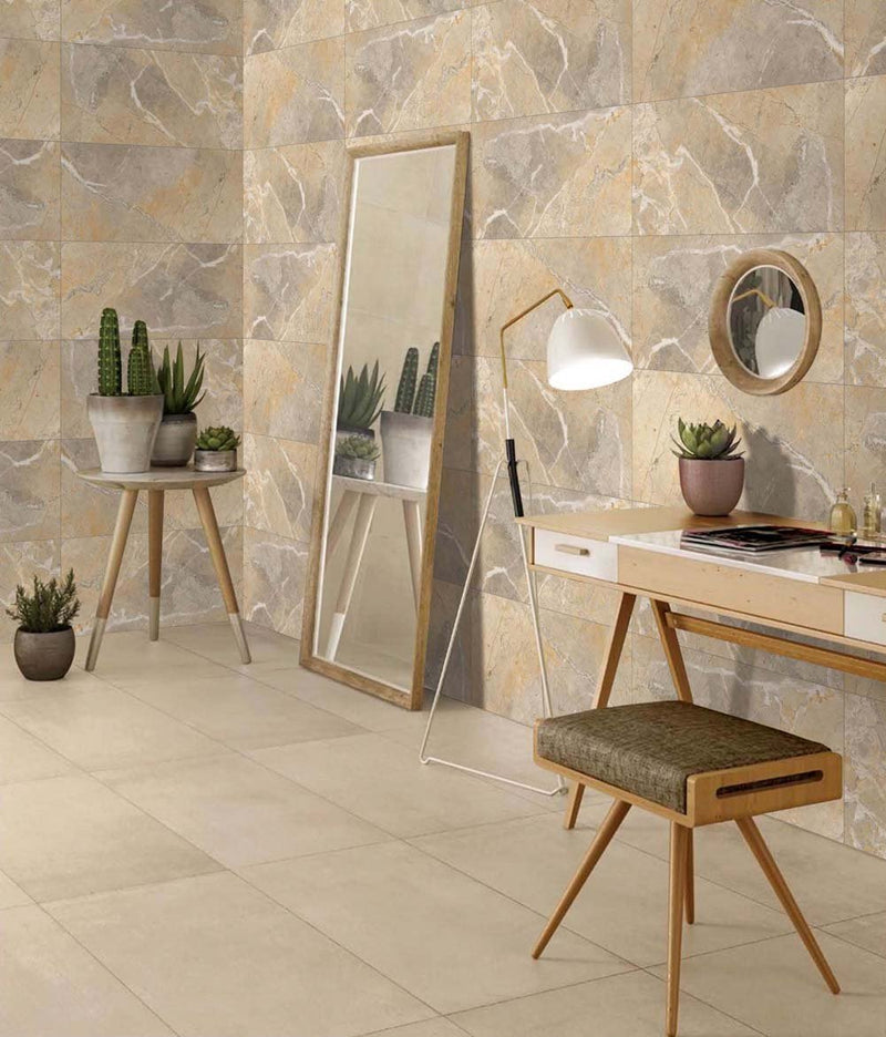 Luna Yellow 30x60cm Porcelain Wall and Floor Tile (GVT Series)