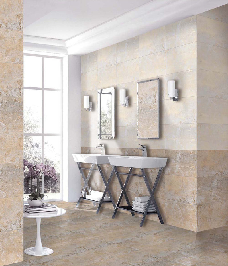 Metal Brown 30x60cm Porcelain Wall and Floor Tile (GVT Series)