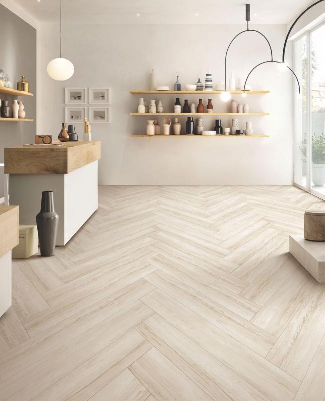 Marine Wood Crema 20x120cm Porcelain Wall and Floor Tile (Wood Collection)