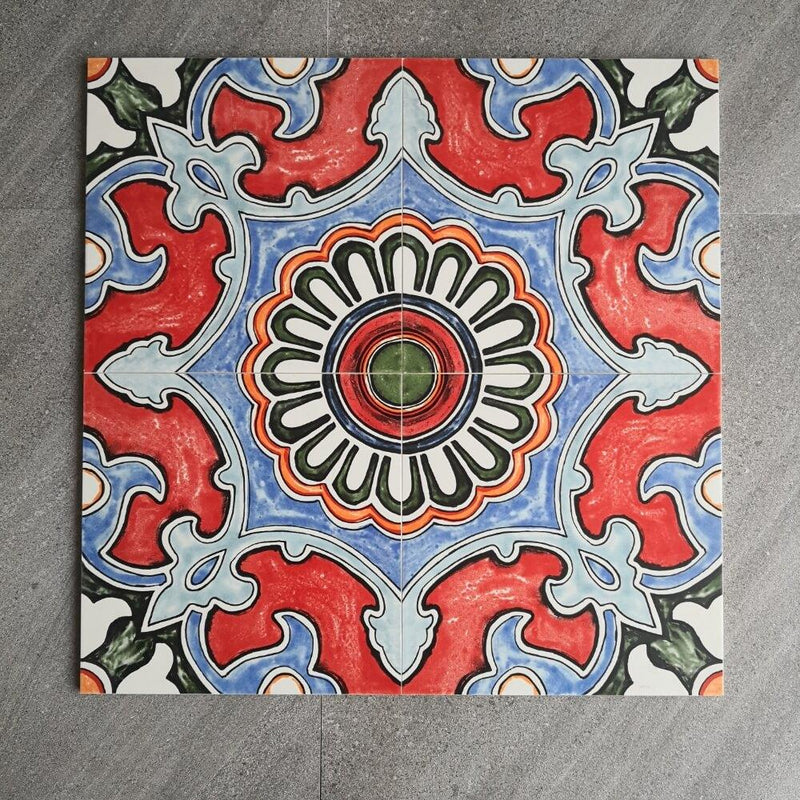 Mexican Red Crocus Rectified Matt Ceramic 300x300mm Wall and Floor Tile