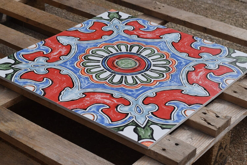 Mexican Red Crocus Rectified Matt Ceramic 300x300mm Wall and Floor Tile