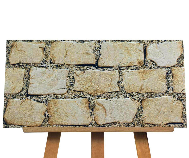 Mudstone Milky Split Face Rectified Matt Porcelain 300x600mm Wall Tile - Decoridea