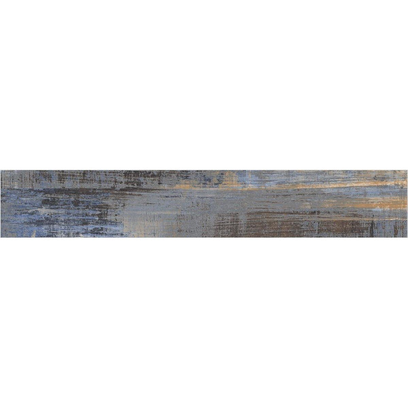 Paint Wood Azul 20x120cm Porcelain Wall and Floor Tile (Wood Collection)