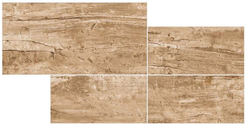 Rush Wood Yellow 30x60cm Porcelain Wall and Floor Tile (GVT Series)