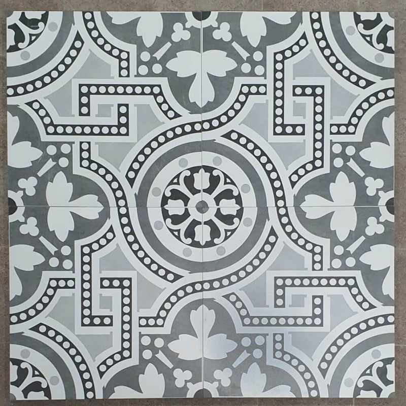 Salisbury Rectified Matt Porcelain 20mm 600x600mm Indoor and Outdoor Floor Tile
