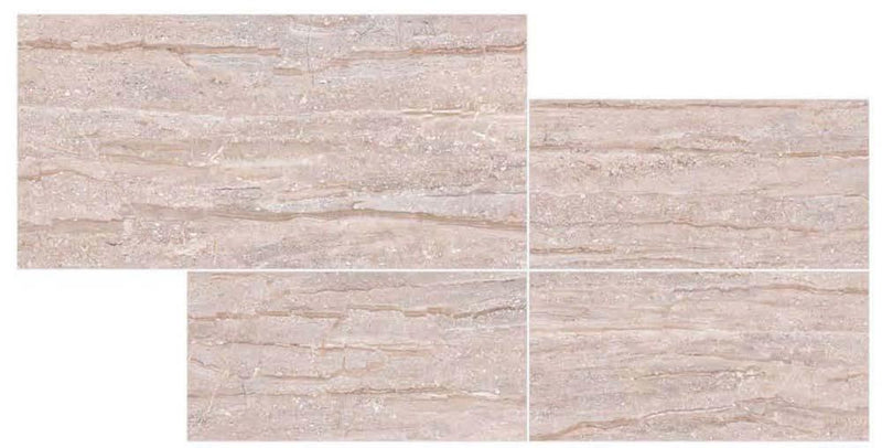 Travertino Choco 30x60cm Porcelain Wall and Floor Tile (PGVT Series)