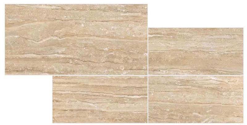 Travertino Yellow 30x60cm Porcelain Wall and Floor Tile (PGVT Series)