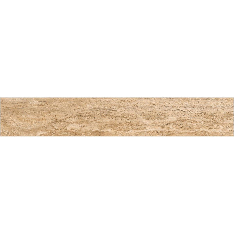 Travertine Brown 20x120cm Porcelain Wall and Floor Tile (Wood Collection)