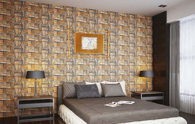 Wenge Gold 30x60cm Porcelain Wall Tile (Elevation Series)