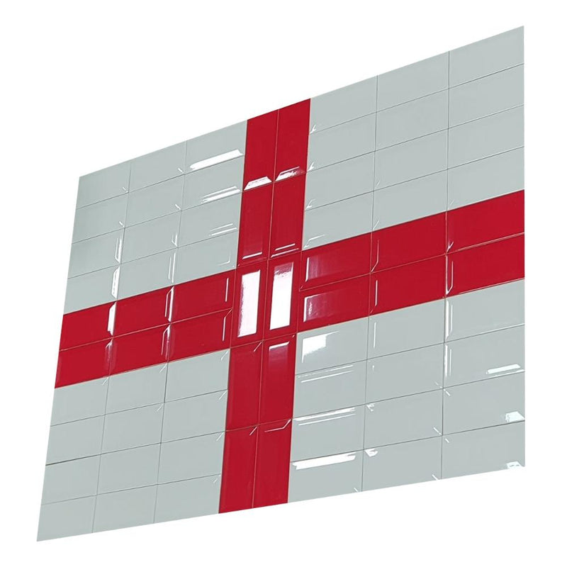 Set of England Flag 1000x1400mm Ceramic Tiles (set of 2 flags)