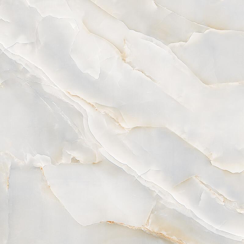 White Onyx Rectified Polished Porcelain 600x600mm Wall and Floor Tiles