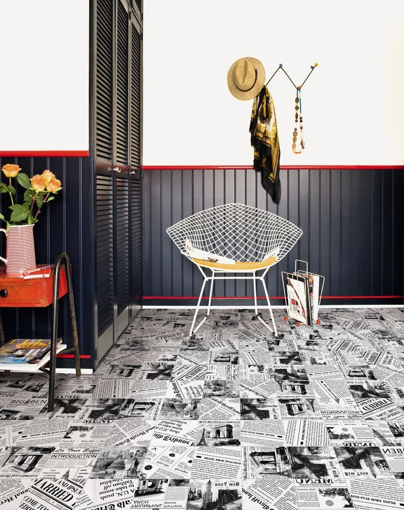 Newspaper Glazed Wall and Floor Tile