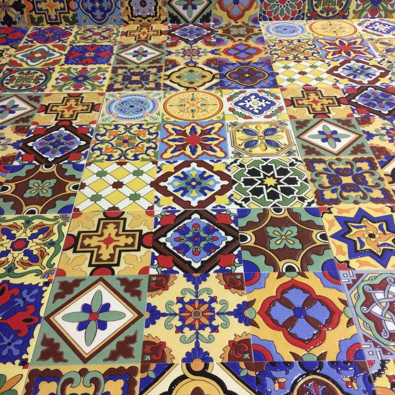 Victorian Inca Glazed Wall and Floor Tile