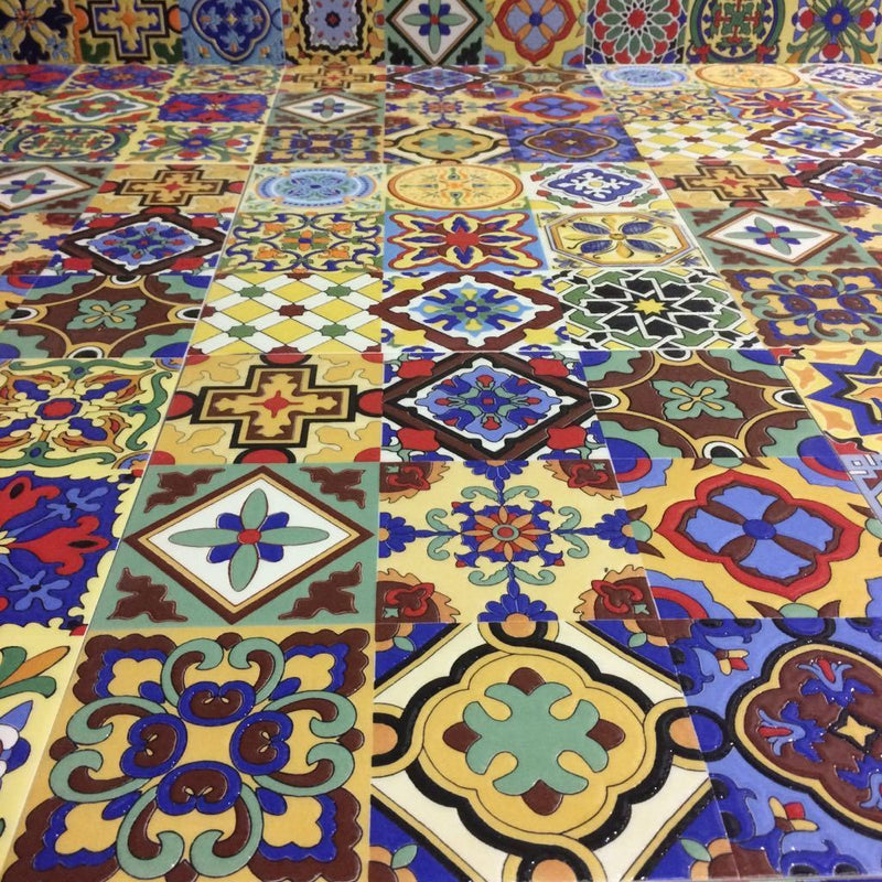 Victorian Inca Glazed Wall and Floor Tile