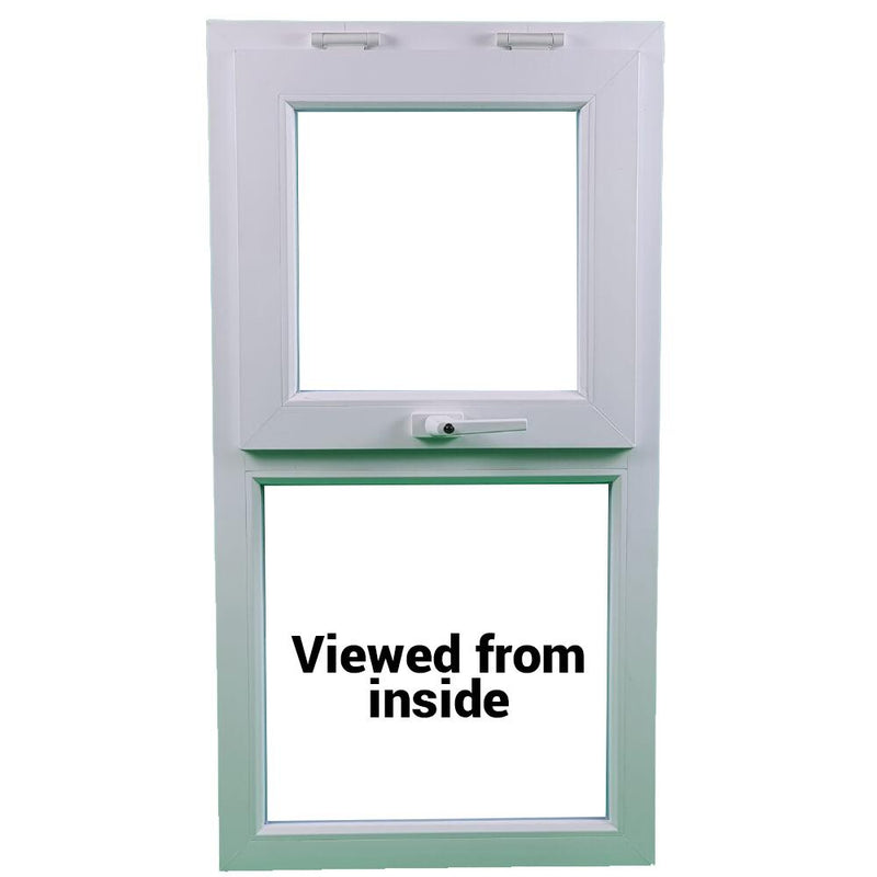 uPVC Top Hung Double Glazed Window Frame and Glass 70mm UK 2 Gasket Seal - Multi Size