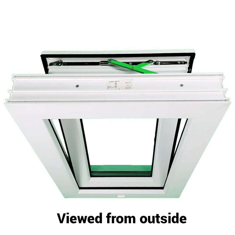 uPVC Tilt and Turn Double Glazed Window Frame and Glass 85mm UK 3 Gasket Seal  - Multi Size