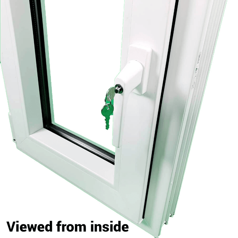 uPVC Tilt and Turn Double Glazed Window Frame and Glass 85mm UK 2 Gasket Seal  - Multi Size