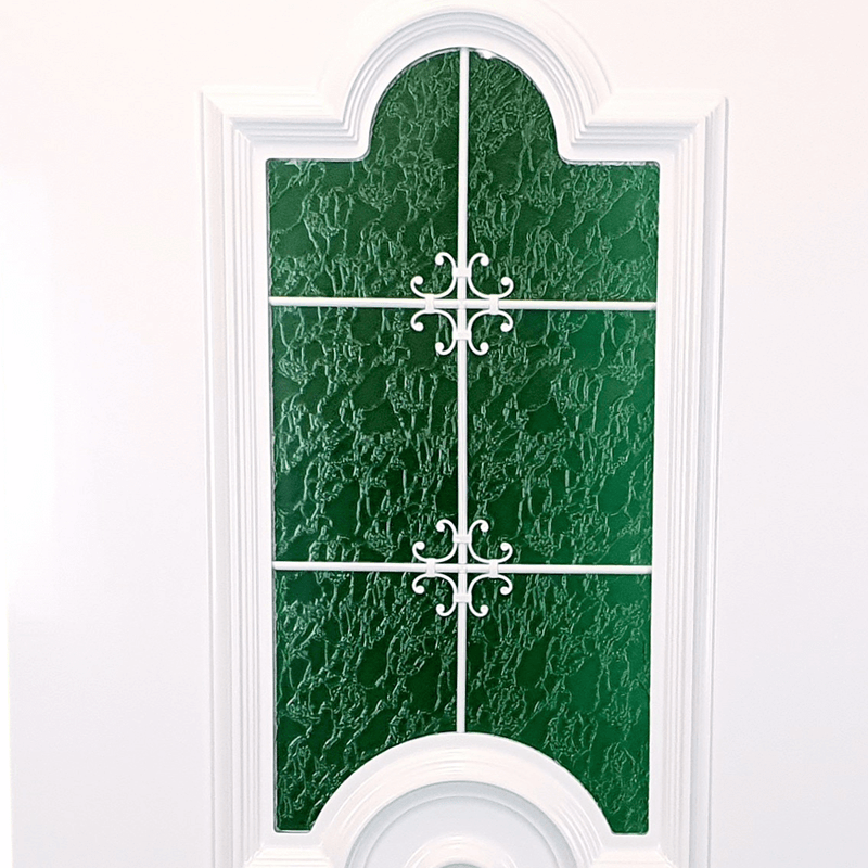 uPVC White Full Door Panel 24mm 870mm x 1970mm - Bergenia (BAU 5-2)